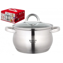 Кастрюля  нерж. 2,1 л.  Z-50237